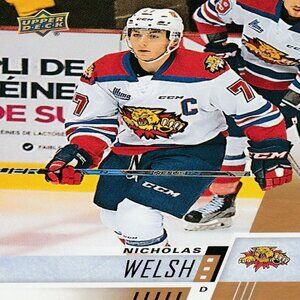 Nicholas Welch (Moncton) 2017/2018 CHL Hockey Series Card - Card Number 252